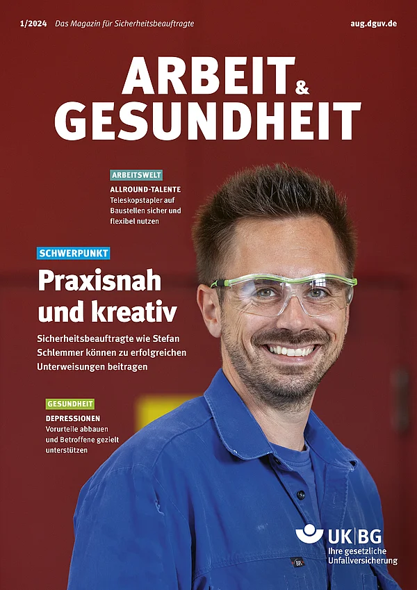 Titelbild des Magazins Arbeit & Gesundheit