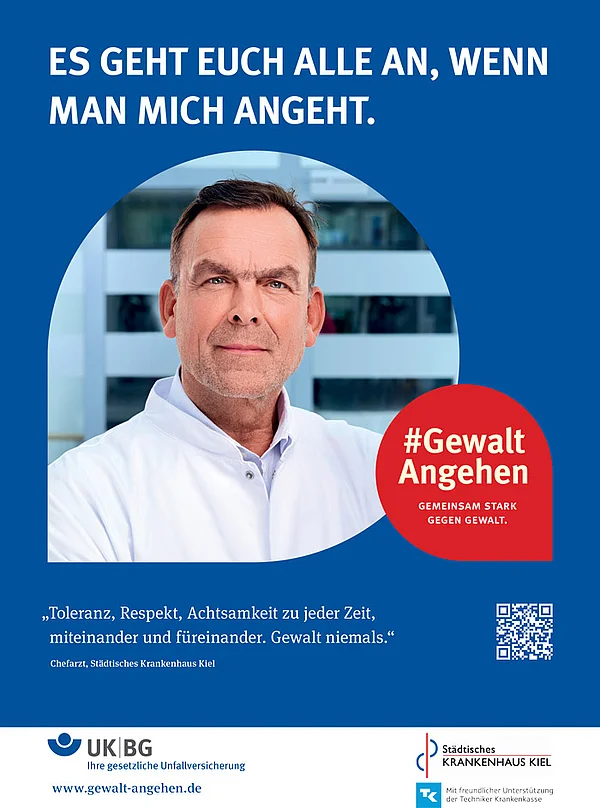 Chefarzt fordert Respekt, Achtsamkeit und klare Haltung gegen Gewalt.