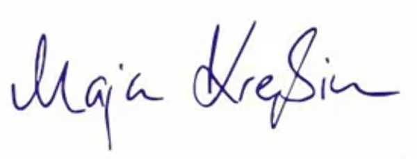 Unterschrift von Maha Kressin
