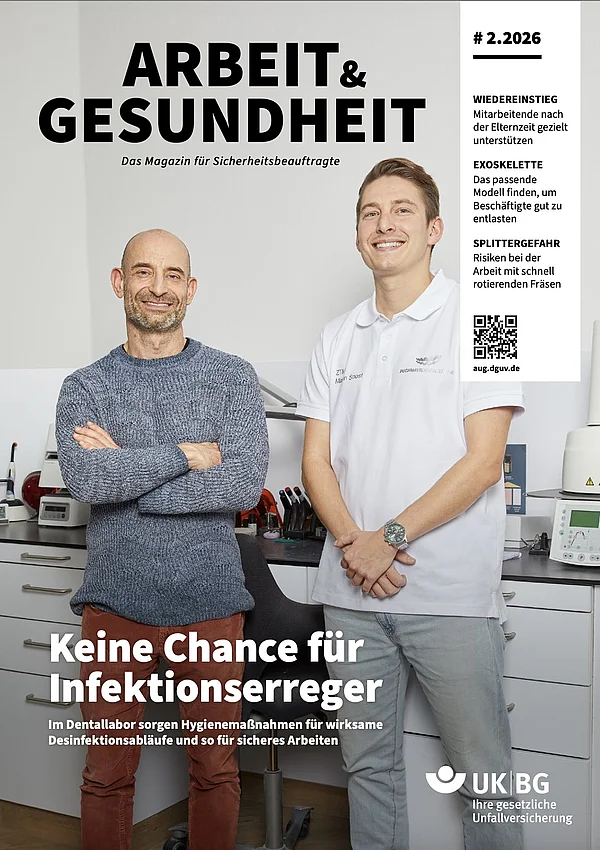 Cover des Magazins arbeit & gesundheit