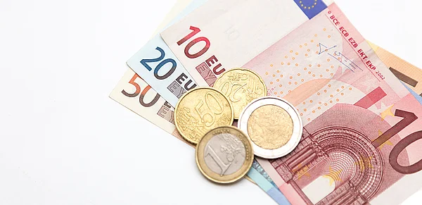 Euromünzen und -scheine