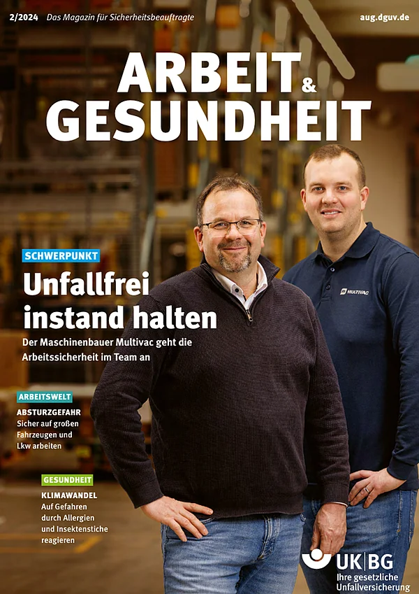 Titelbild des Magazins Arbeit & Gesundheit